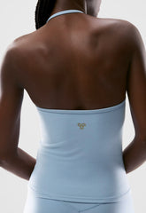 LIFE Essential Cami Halter Top - RIPPLE BLUE
