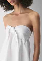 Bardot Tube Top - WHITE
