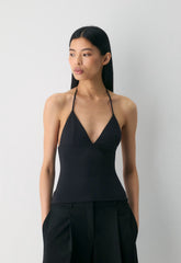 Original Contour Solara Halter Top - BLACK