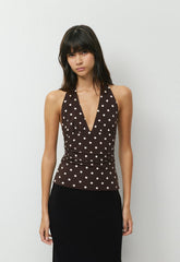 Smooth Matter™ Wylder Halter Top - RCH MCH BRN/LT BRCH