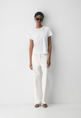 Wisp Cotton Nysa T-Shirt - WHITE