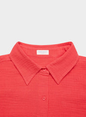 AirPlush Cotton™ Sail Shirt - CHERRY RED