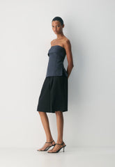 Element Linen Tube Top - ADMIRAL