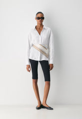 Archive Linen Shirt - HNDSN STRP WT/ADMIRAL