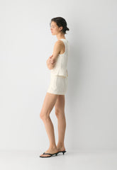 Enigma Linen Top - CABOT STRP OAK/GREY