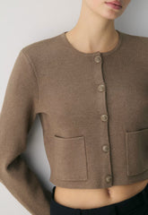 Notable Cardigan - Wonder Yarn - HEATHER FOLIO TAUPE