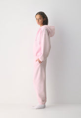 Cozy Sweatfleece Mega Zip Hoodie - VILLA PINK
