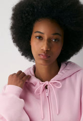 Cozy Sweatfleece Mega Zip Hoodie - MILKSHAKE PINK