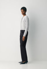Essential Cashmere Acme Cardigan - HEATHER CHROME