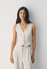 Pacino Vest - Crepette™ - METROPOLIS BEIGE