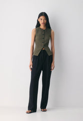 Regal Vest - Crepette™ - DARK OLIVE