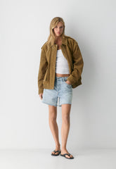 Tennant Bomber - Suede - CORTADO CAMEL