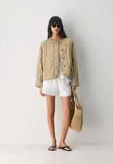 Escapade Liner Jacket - LIVED-IN TAN KHAKI