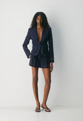 Etiquette Blazer - PowerLinen™ - ADMIRAL/ LIGHT BIRCH