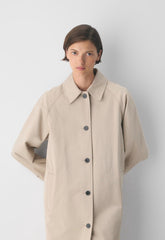 The Regent Trench Coat - Rich Twill - MARCONA BEIGE