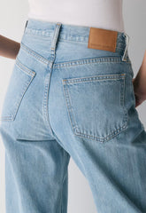 Denim Forum The '90s Marlo Hi-Rise Baggy Jean - 7 YRS BLEU TABOO