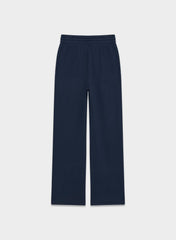 Cozy Sweatfleece Boyfriend Wide Sweatpant - ADMIRAL