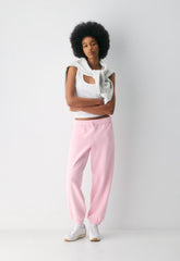 Cozy Sweatfleece Mega Jogger - MILKSHAKE PINK