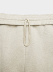 Cozy Sweatfleece Boyfriend Barrel Sweatpant - HEATHER ECRU