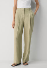 The Effortless Pant™ - PowerLinen™ - MARTINI OLIVE