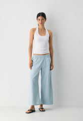 Honeybee Pant - DEWBLUE/WHITE