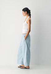 Honeybee Pant - DEWBLUE/WHITE