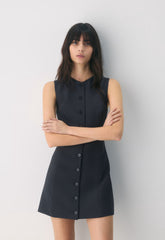 Regal Dress - Crepette™ - DARK NIGHT NAVY
