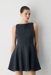 Proxy Linen Dress - ADMIRAL