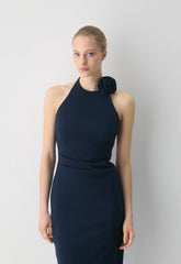 FigureKnit™ Guestlist Dress - INDIGO INK