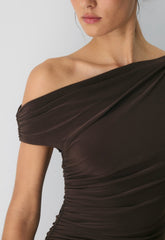 Smooth Matter™ Gallery Dress - RICH MOCHA BROWN