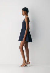 Revive Poplin Mini Dress - ADMIRAL