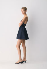 Encourage Poplin Mini Cami Dress - ADMIRAL