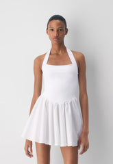 Courtyard Poplin Dress - BRIGHT WHITE