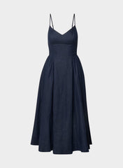 Technique Linen Dress - ADMIRAL