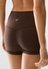 BUTTER Cheeky Infinite Hi-Rise 3 Short - RICH MOCHA BROWN