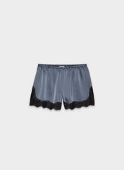 Whimsy Satin Short - VINTAGE NAVY/ BLACK
