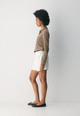 The Effortless Short™ Mid-Thigh - Crepette™ - LIGHT BIRCH