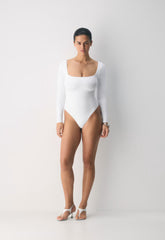 Original Contour Headway Squareneck Bodysuit - SUMAC BURGUNDY