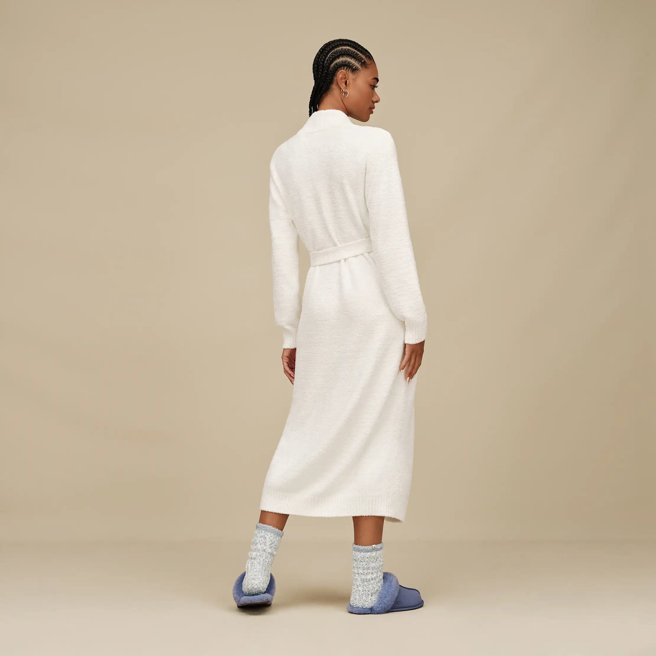 Women's Cozy Chenille Sock - SKY BLUE