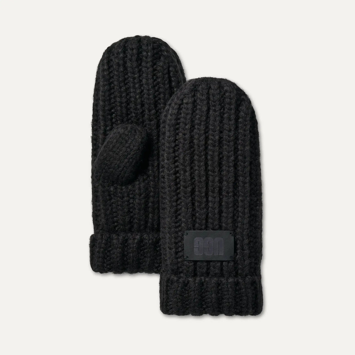 Kids' Chunky Mitten - BLACK
