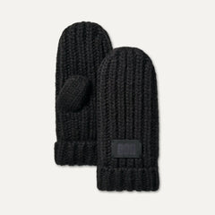 Kids' Chunky Mitten - BLACK