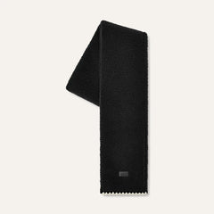 Women's UGGfluff Scalloped Scarf - BLACK