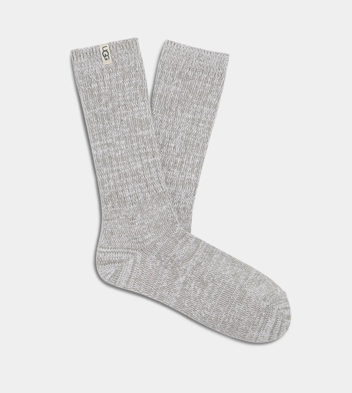 Women's Rib Knit Slouchy Crew Sock - SEAL