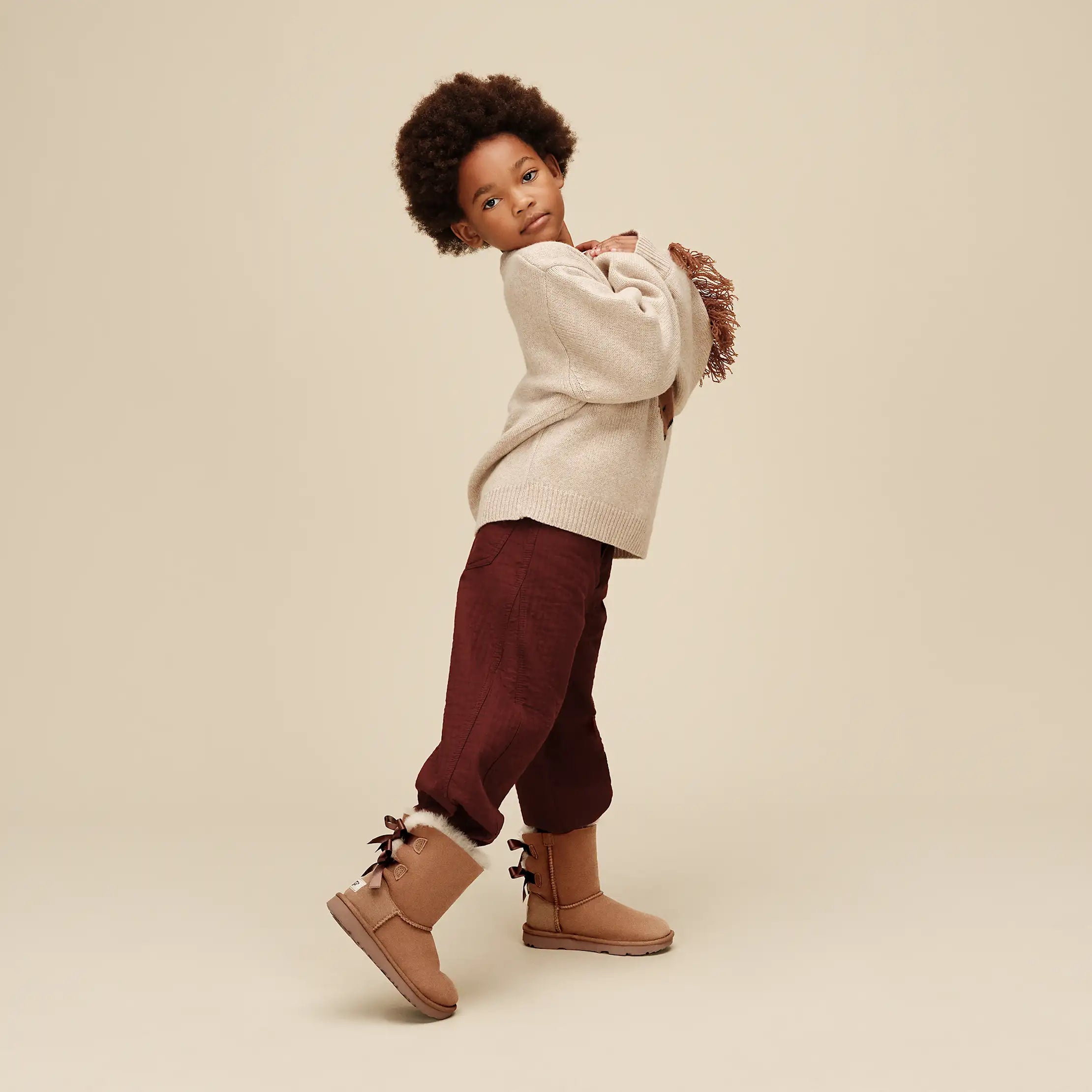 Kids' Bailey Bow II - CHESTNUT