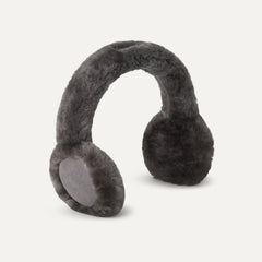 Women's Sheepskin Wireless Earmuff - ANCHOR GREY