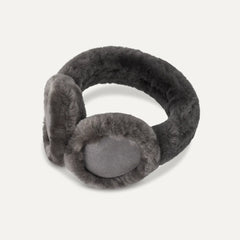 Women's Sheepskin Wireless Earmuff - ANCHOR GREY