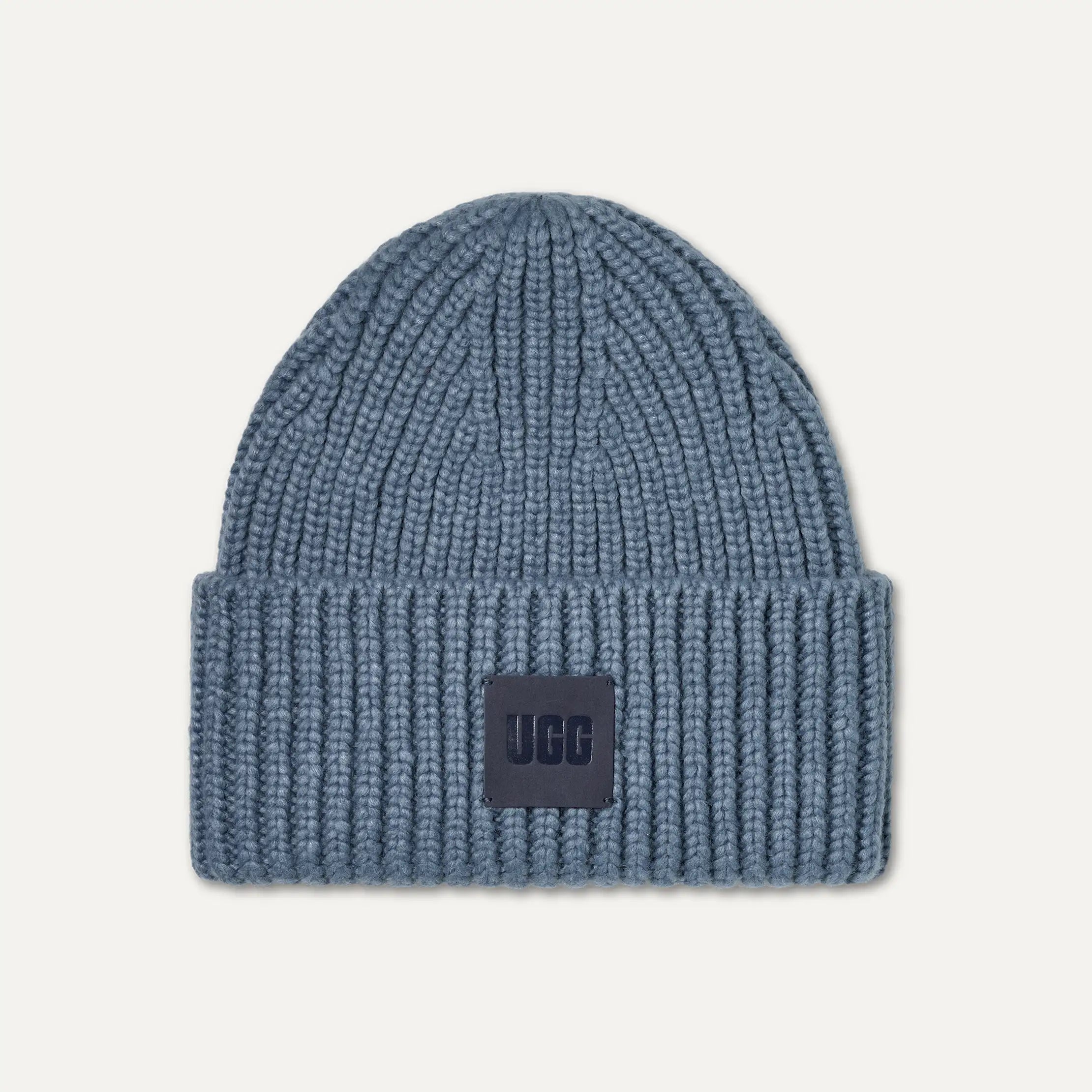 Men's Chunky Rib Beanie - EVE BLUE