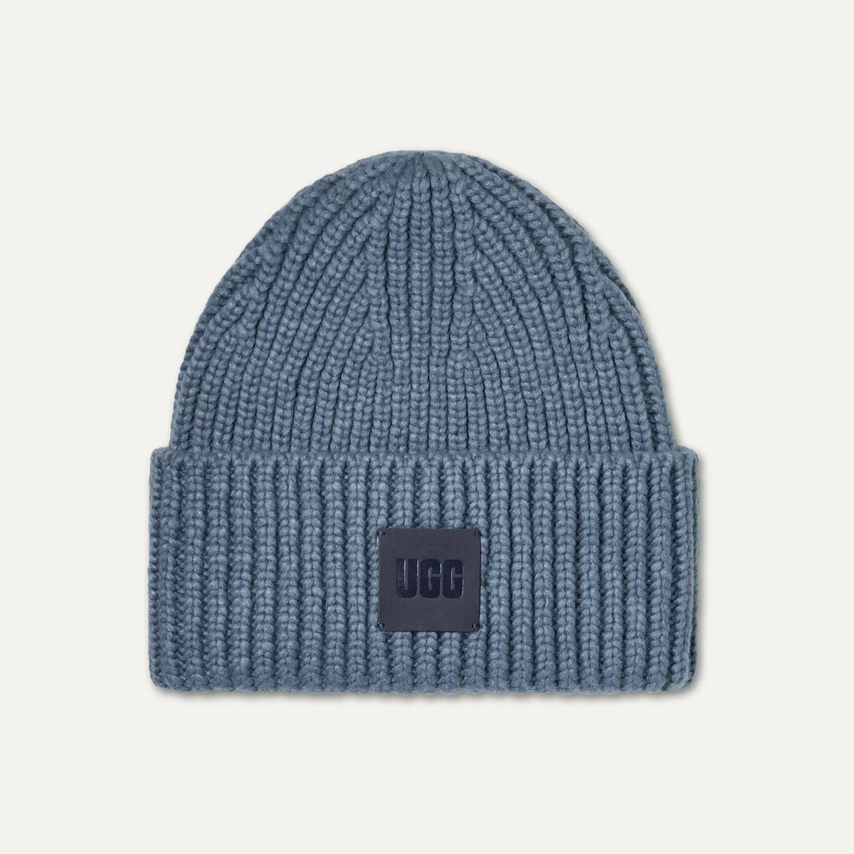 Men's Chunky Rib Beanie - EVE BLUE