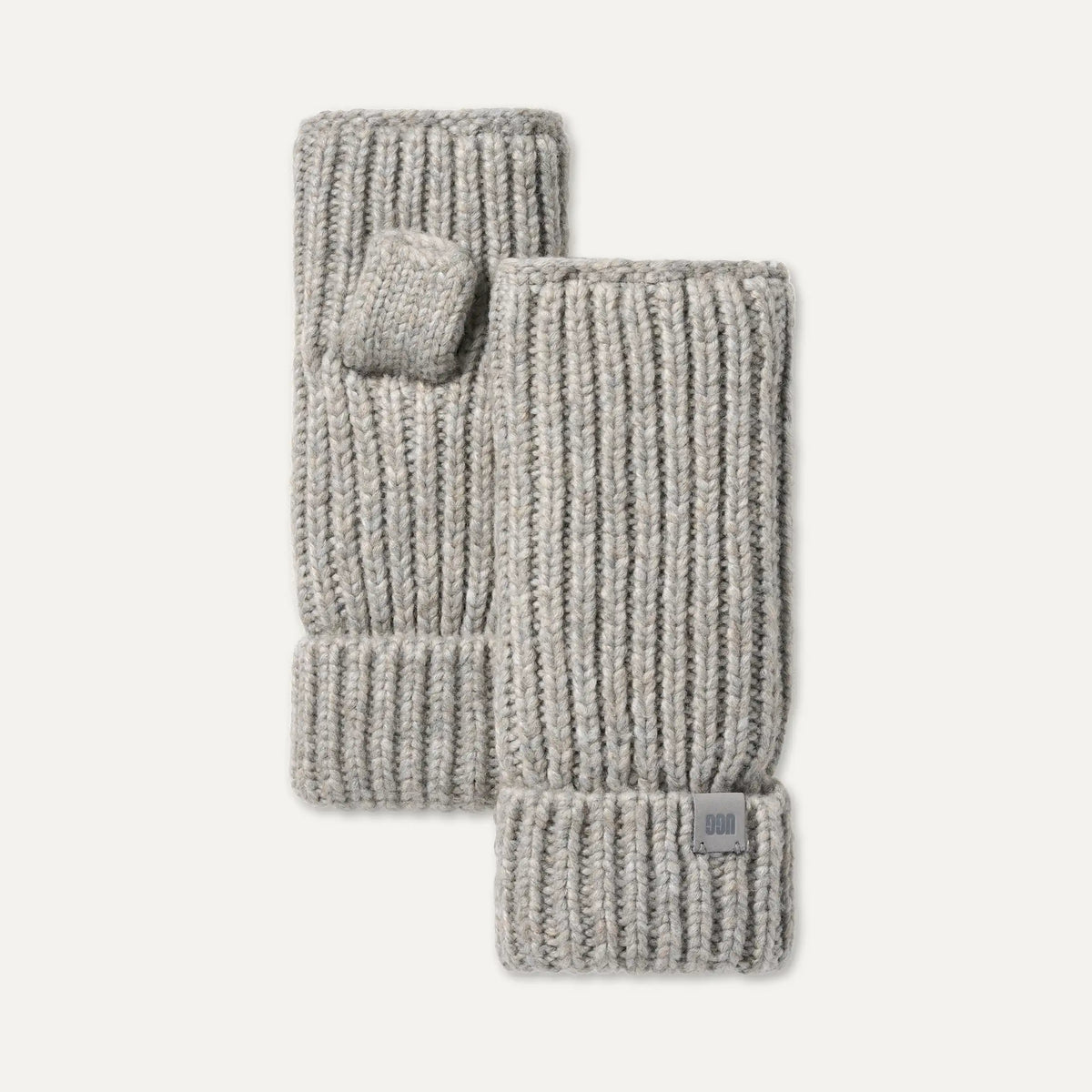 Women's Chunky Rib Fingerless Glove - COBBLE