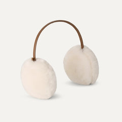 Women's Sheepskin Slim Band Earmuff - CHESTNUT
